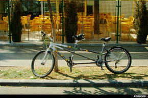 KERUCOV .ro - Fotografie si Jurnale de Calatorie - Traseu MTB Bucuresti - Parcul National - Titan cu bicicleta tandem de Andrei Vocurek