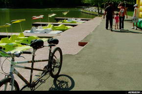 KERUCOV .ro - Fotografie si Jurnale de Calatorie - Traseu MTB Bucuresti - Parcul National - Titan cu bicicleta tandem de Andrei Vocurek
