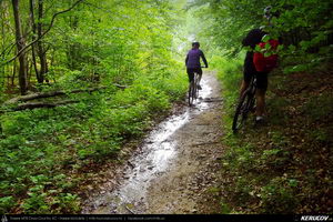 Trasee cu bicicleta MTB XC - Traseu MTB Caciulata - Valea Pausa - Manastirea Stanisoara - Manastirea Turnu - Calimanesti (Parcul National Cozia) de Andrei Vocurek