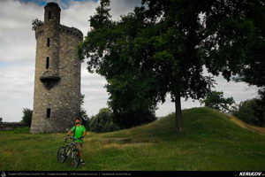 Trasee cu bicicleta MTB XC - Traseu MTB Floresti - Moreni - I.L. Caragiale - Ratoaia - Dobra - Titu (Micul Trianon - cazemata germana - Zimbraria Neagra Bucsani) de Andrei Vocurek
