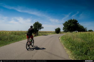 Trasee cu bicicleta MTB XC - Traseu MTB Lehliu Gara - Crasanii de Jos - Axintele - Horia - Fantana Doamnei - Lehliu Gara (Campia Baraganului, Piscul Crasani - cetatea dacica) de Andrei Vocurek