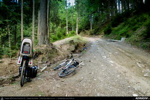 Trasee cu bicicleta MTB XC - Traseu MTB Masivul Piatra Craiului: Zarnesti - Cabana Gura Raului - Prapastiile Zarnestilor - spre Cabana Curmatura (varianta familie, copil de 1 an) de Andrei Vocurek