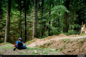 Trasee cu bicicleta MTB XC - Traseu MTB Masivul Piatra Craiului: Zarnesti - Cabana Gura Raului - Prapastiile Zarnestilor - spre Cabana Curmatura (varianta familie, copil de 1 an) de Andrei Vocurek