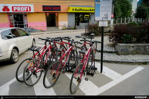 Trasee cu bicicleta MTB XC - Traseu MTB Masivul Piatra Craiului: Zarnesti - Cabana Gura Raului - Prapastiile Zarnestilor - spre Cabana Curmatura (varianta familie, copil de 1 an) de Andrei Vocurek