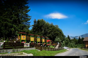 Trasee cu bicicleta MTB XC - Traseu MTB Muntii Postavaru: Predeal - Cabana Trei Brazi - Cabana Poiana Secuilor (varianta familie, copil de 1 an) de Andrei Vocurek