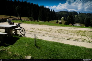 Trasee cu bicicleta MTB XC - Traseu MTB Muntii Postavaru: Predeal - Cabana Trei Brazi - Cabana Poiana Secuilor (varianta familie, copil de 1 an) de Andrei Vocurek