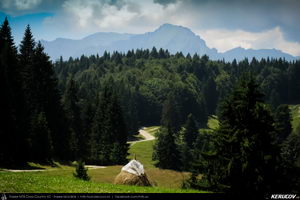 Trasee cu bicicleta MTB XC - Traseu MTB Muntii Postavaru: Predeal - Cabana Trei Brazi - Cabana Poiana Secuilor (varianta familie, copil de 1 an) de Andrei Vocurek