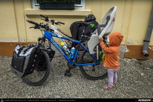 Trasee cu bicicleta MTB XC - Traseu MTB Nocrich - Cornatel - Nucet - Sacadate - Avrig (varianta familie, copil de 2 ani) de Andrei Vocurek