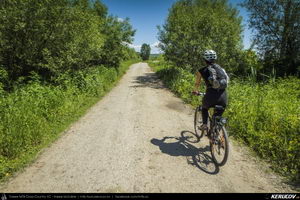 Trasee cu bicicleta MTB XC - Traseu MTB Nocrich - Ghijasa de Jos - Nocrich - Tichindeal - Nocrich (varianta familie, copil de 2 ani) de Andrei Vocurek