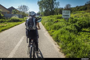Trasee cu bicicleta MTB XC - Traseu MTB Nocrich - Ghijasa de Jos - Nocrich - Tichindeal - Nocrich (varianta familie, copil de 2 ani) de Andrei Vocurek