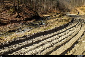 Trasee cu bicicleta MTB XC - Traseu MTB Pietrosita - Dealu Frumos - Runcu - Valea Runcului - Piatra - Badeni - Fieni (Muntii Leaota, Manastirea Runcu) de Andrei Vocurek