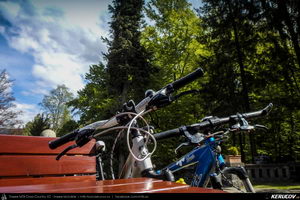 Trasee cu bicicleta MTB XC - Traseu MTB Muntii Bucegi: Sinaia - Cota 1400 - Stana Regala / Poiana Stanii - Sinaia (Schitul Sfanta Ana, Stancile Franz Joseph, Stanca Sfanta Ana, Castelul Peles) de Andrei Vocurek
