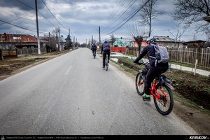 Trasee cu bicicleta MTB XC - Traseu SSP Bucuresti - Valea Dragului - Herasti - Dobreni - Copaceni - Adunatii-Copaceni - Bucuresti (Casa de piatra din Herasti - conacul Udriste Nasturel) de Andrei Vocurek