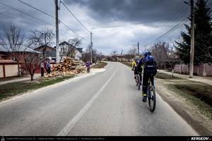 Trasee cu bicicleta MTB XC - Traseu SSP Bucuresti - Valea Dragului - Herasti - Dobreni - Copaceni - Adunatii-Copaceni - Bucuresti (Casa de piatra din Herasti - conacul Udriste Nasturel) de Andrei Vocurek