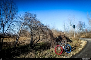 Trasee cu bicicleta MTB XC - Traseu SSP Bucuresti - Valea Dragului - Hotarele - Mironesti - Gradistea - Adunatii-Copaceni - Bucuresti (Schitul Mironesti si Conacul Radu Serban) de Andrei Vocurek